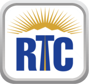 RTC logo, rising sun